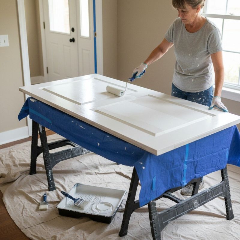 Farmhouse Door Painting