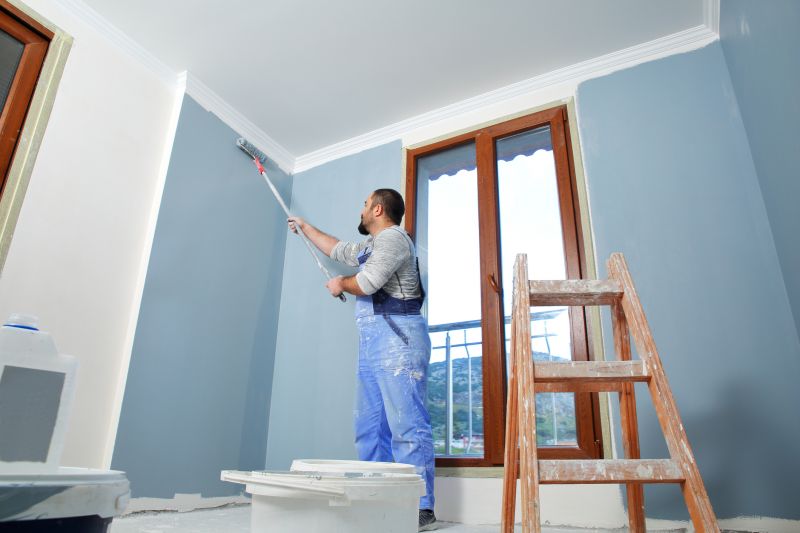 Basement Wall Painting in Wilmington, NC