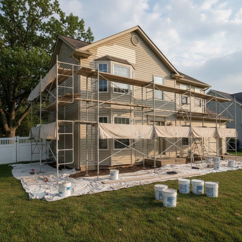 Exterior Garage Painting in Waco, TX